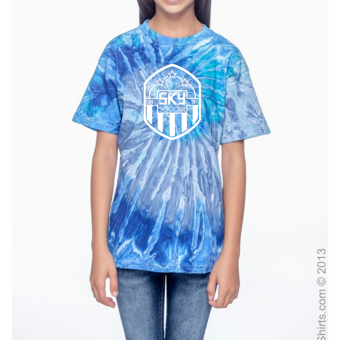 Youth Tie Dye Game Day Tee