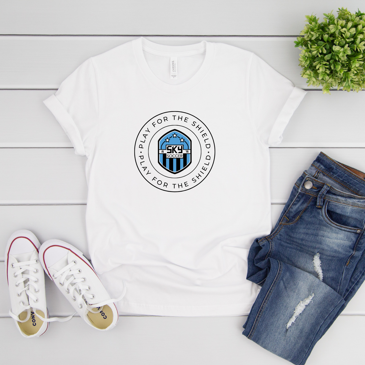 Play for the Shield - WHITE Tee